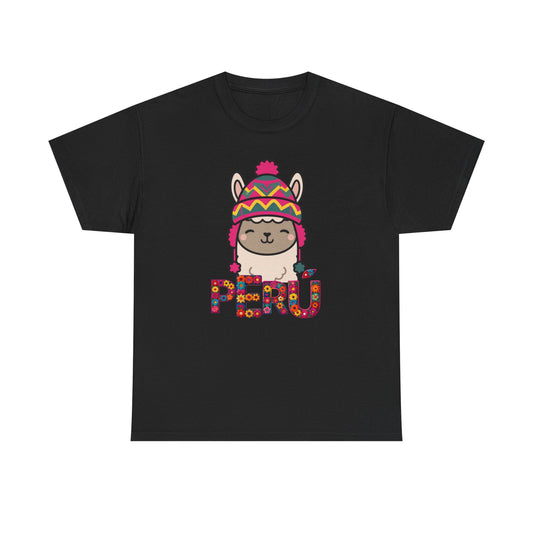 Best Peru Chullo Llama T-Shirt USA Unisex Andean Pride Tee