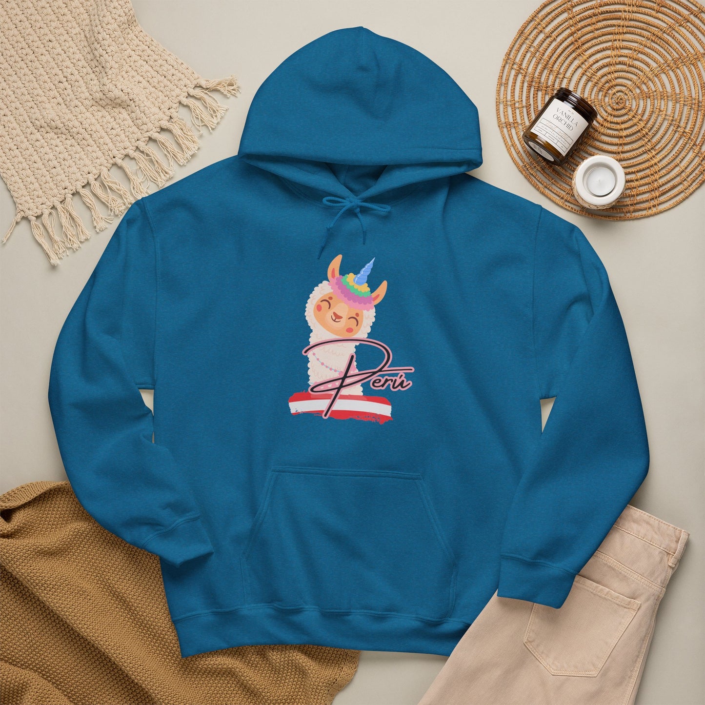 Best Peruvian Unisex Hoodie "Llamacorn Perú"
