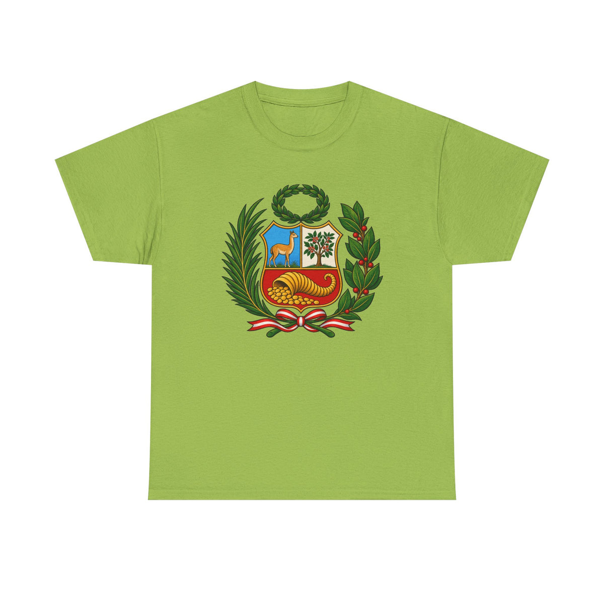 Best Peru Coat of Arms T-Shirt - Escudo Nacional Tee Gift