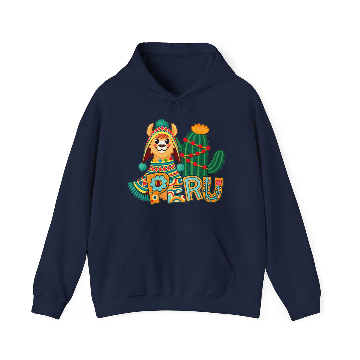 Best Peru Llama Hoodie - Cozy Peruvian Gift for Him & Her