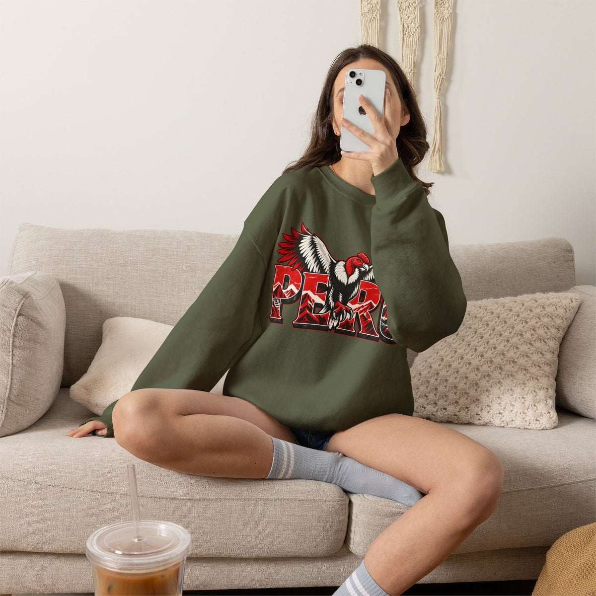 Best Peru Condor Sweatshirt - Peruvian Crewneck