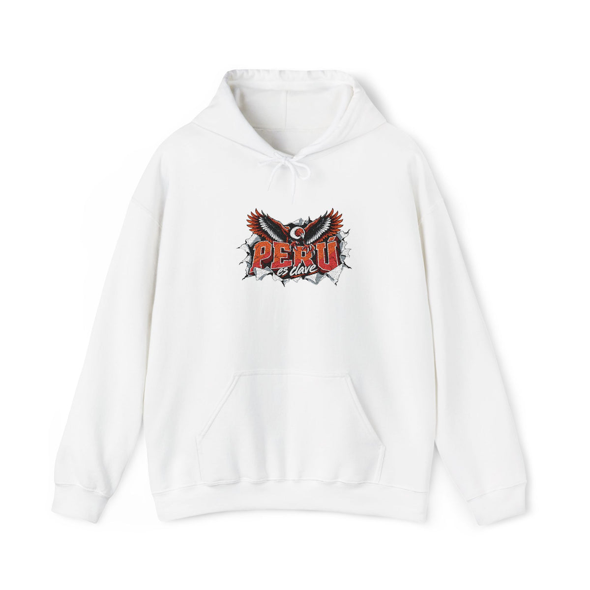 Best Perú es Clave Condor Hoodie - Embroidered Andean Gift