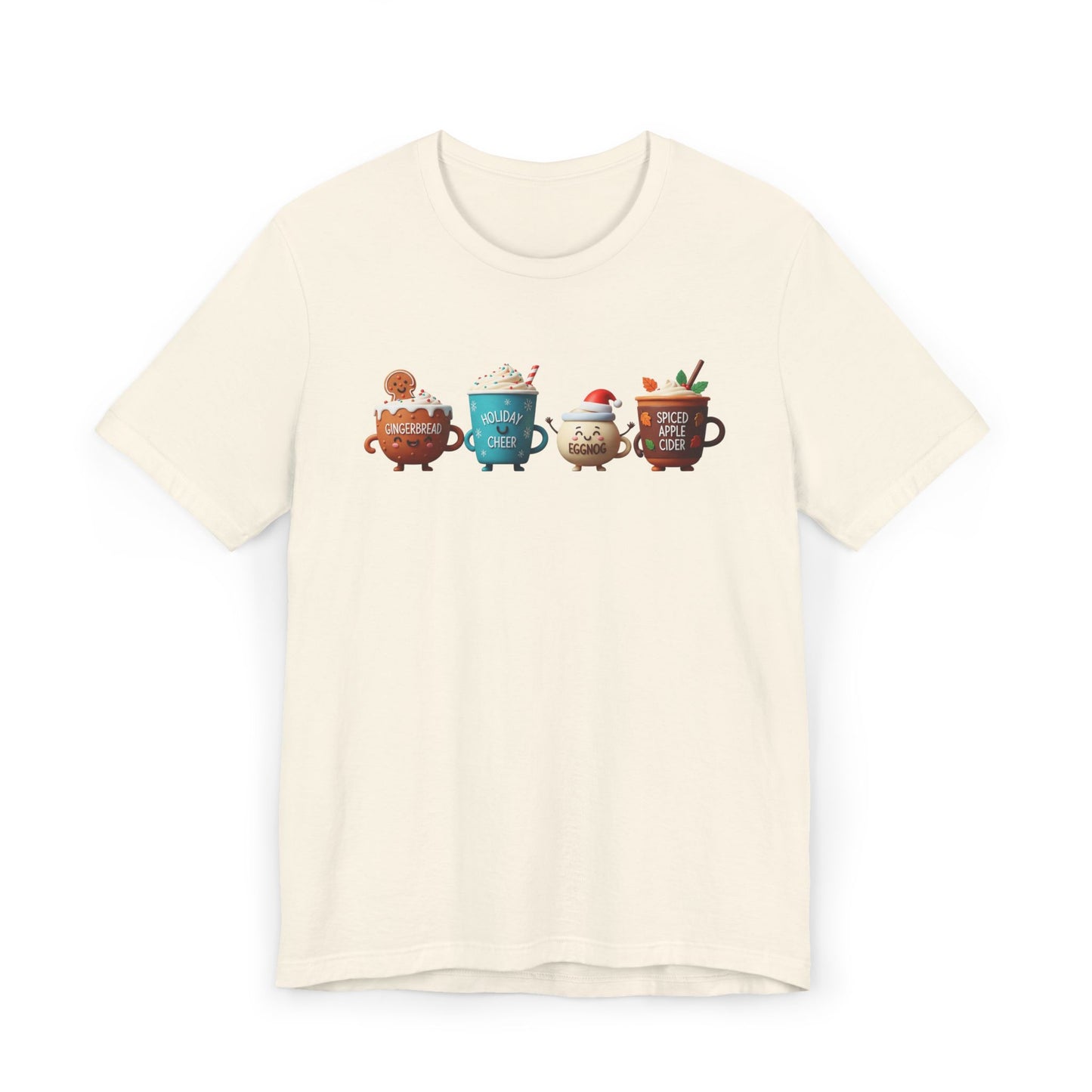 🍪☕ Gingerbread & Holiday Cheer T-Shirt USA | Festive Coffee Tee