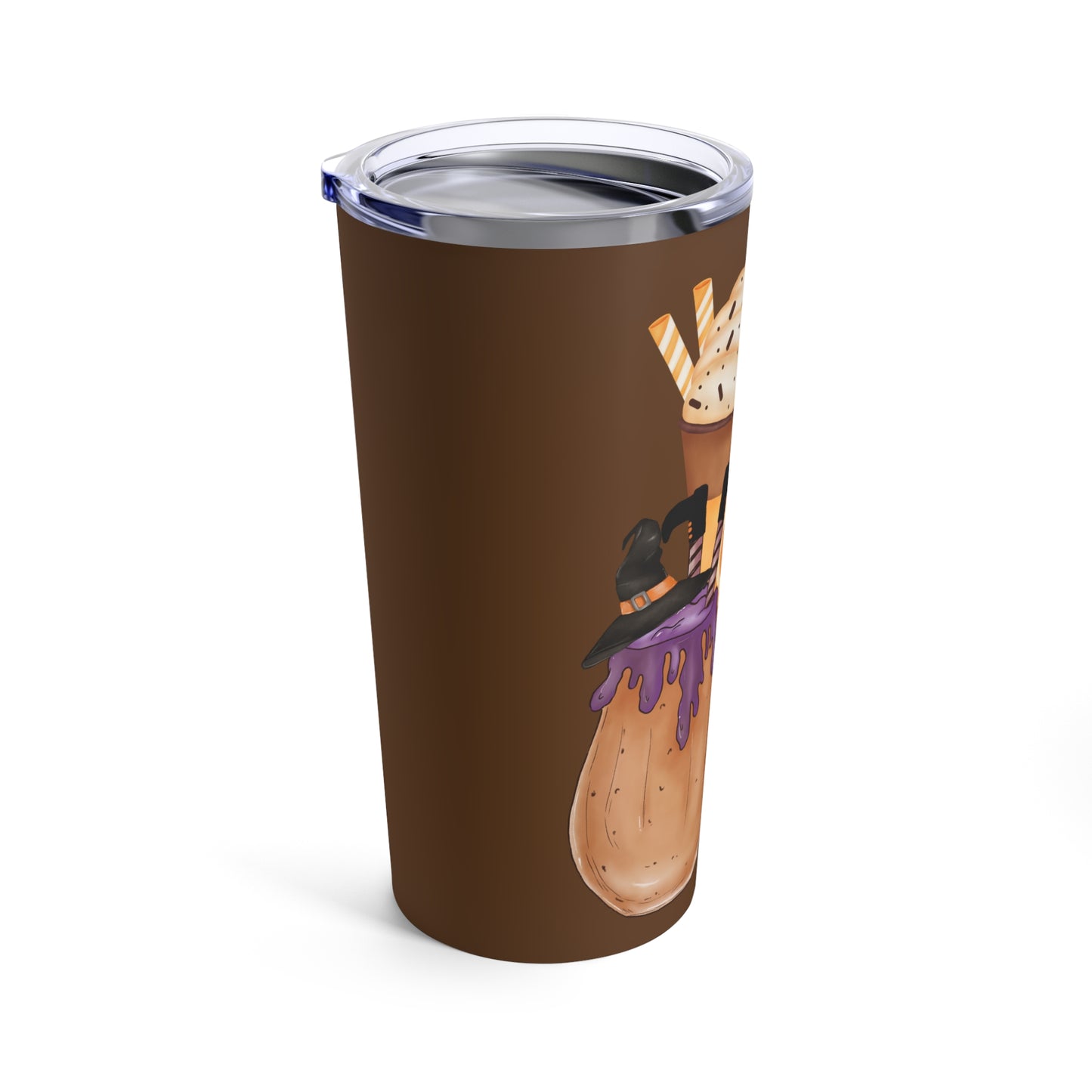 Best Coffee Tumbler That's Flipping Fall Flavors: Topsy-Turvy Witch Brew