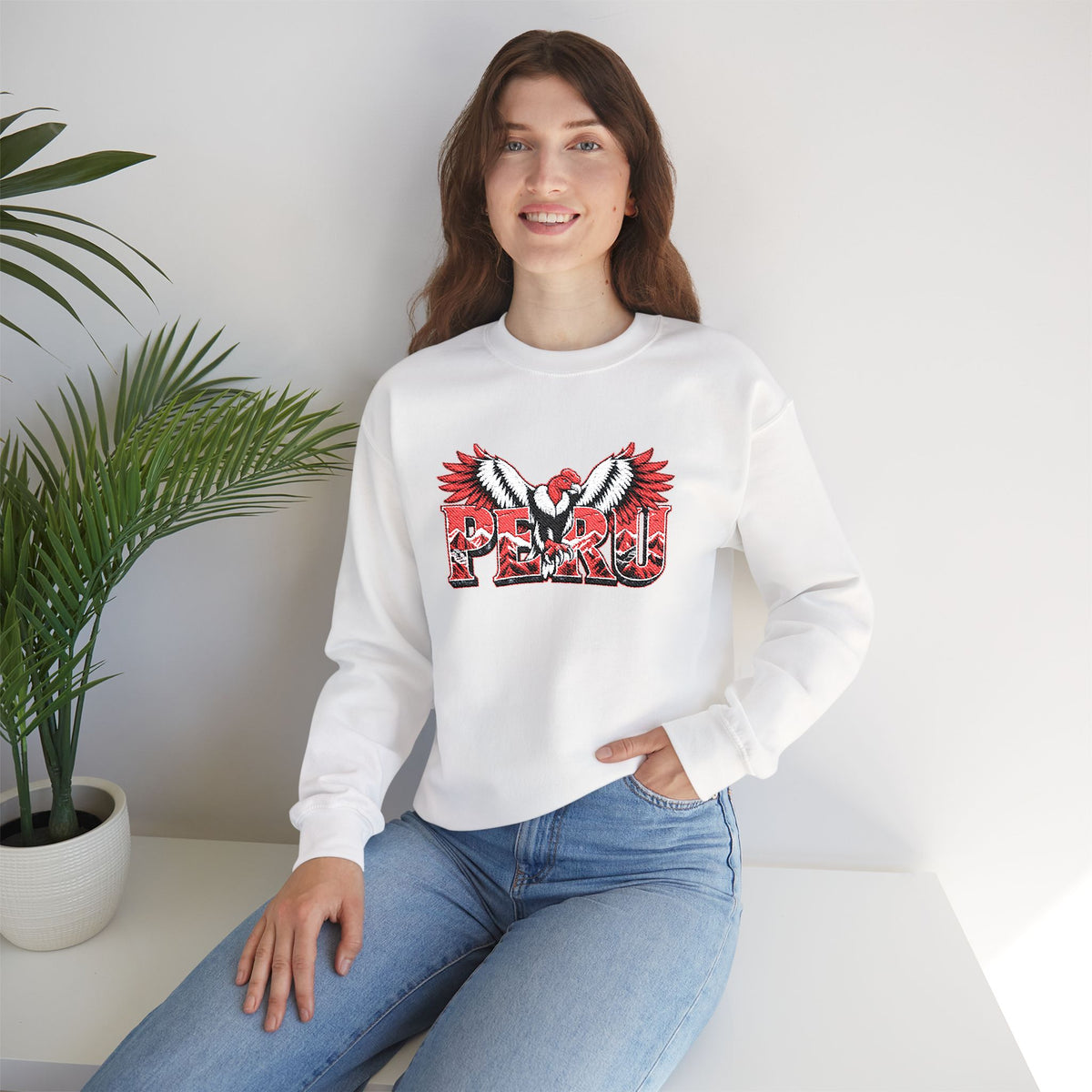 Best Peru Condor Embroidered Sweatshirt USA