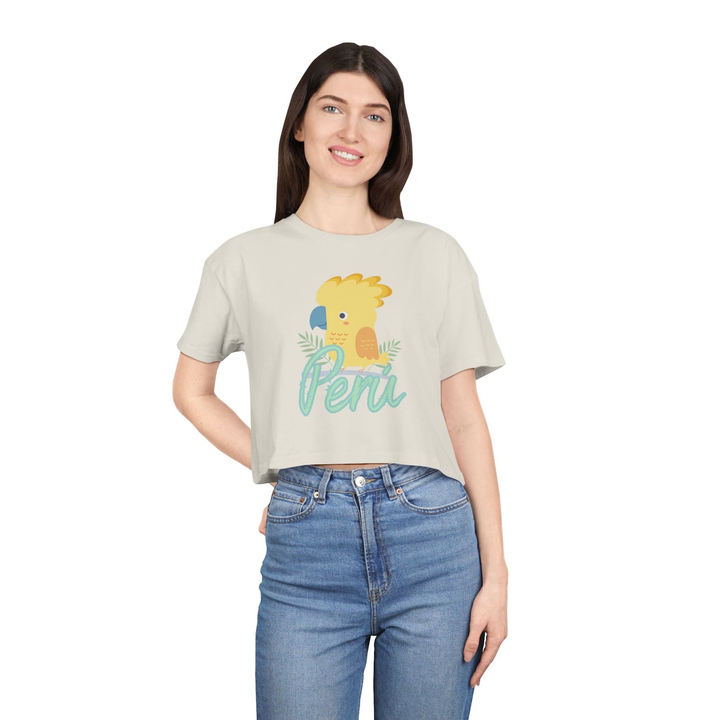 Best Peru Cockatoo Crop Top | Peruvian Gift USA