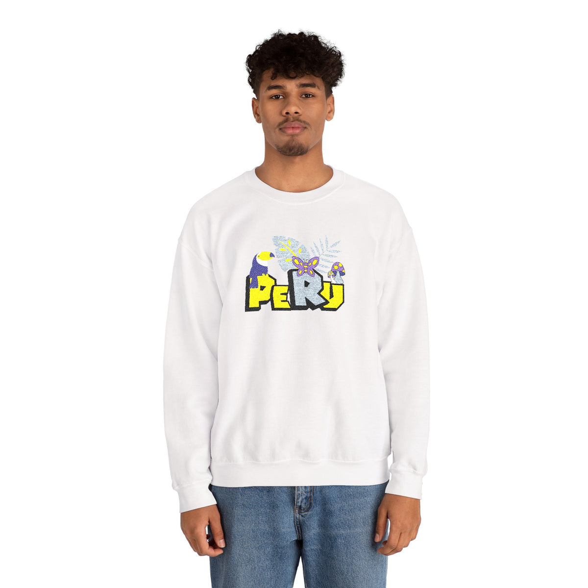 Best Peru Jungle Embroidered Sweatshirt USA