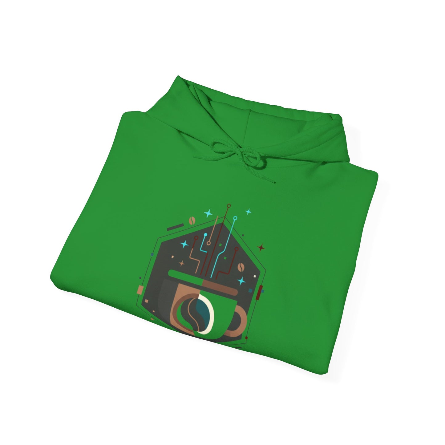 ⚡☕ Tech Coffee Circuit Hoodie USA | Modern Coffee Lovers Hoodie
