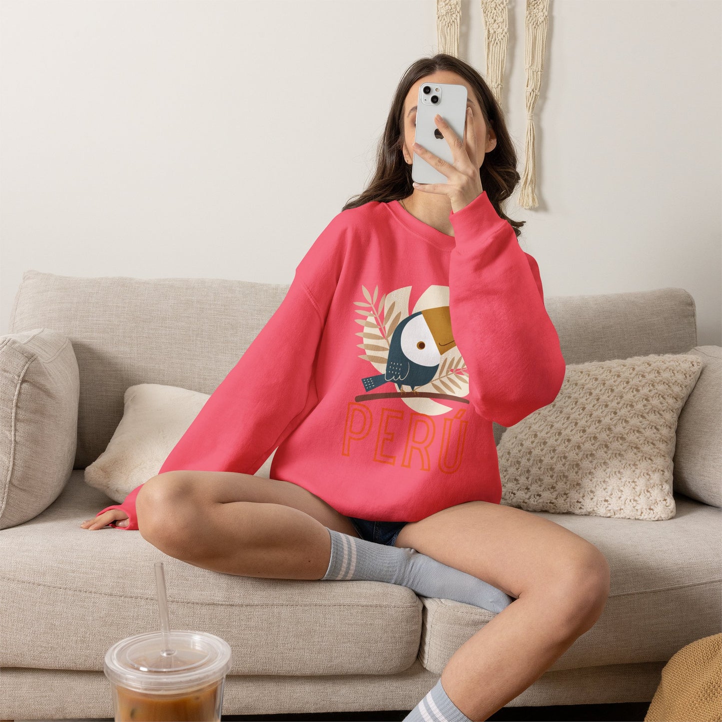 Best Peruvian Unisex Sweatshirt "Peru Toucan"