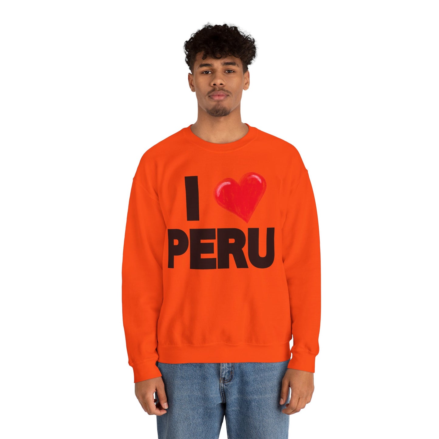 Best Unisex Sweatshirt Peruvian Inspired "I Love Peru"