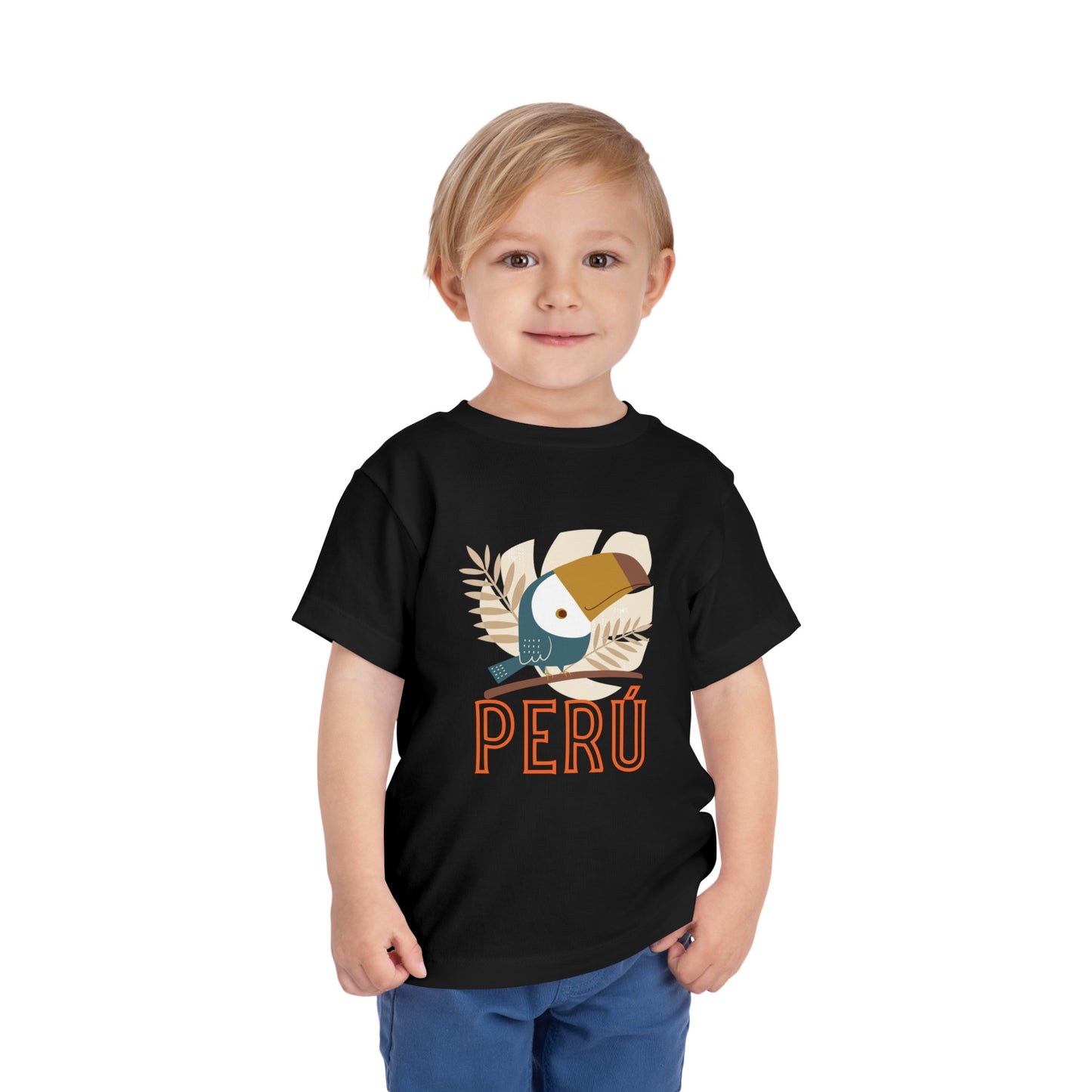 Best PeruvianToddler Short Sleeve Tee "Peru Toucan"