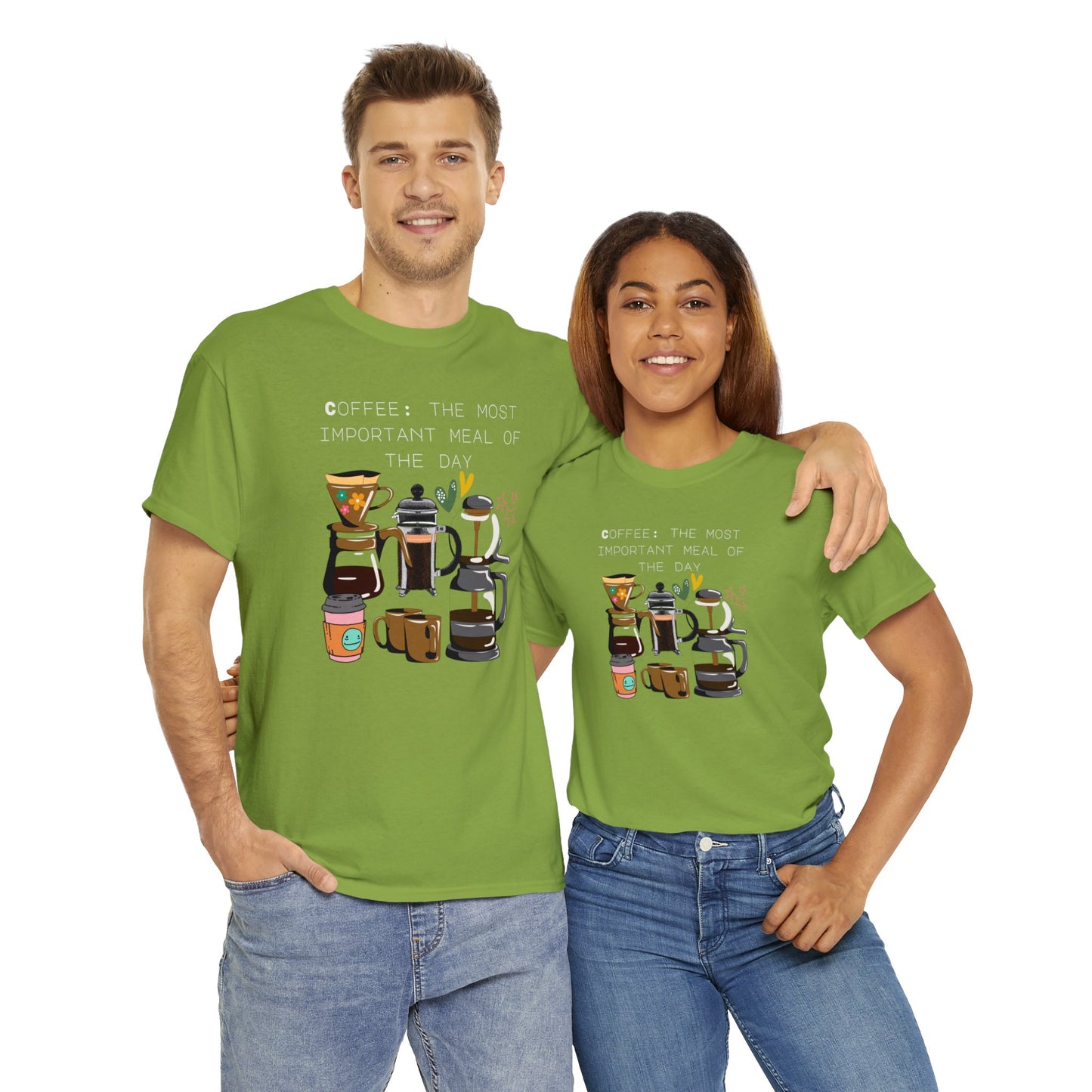 Best Unisex Coffee T-Shirt "Coffee: the most important meal of the day"