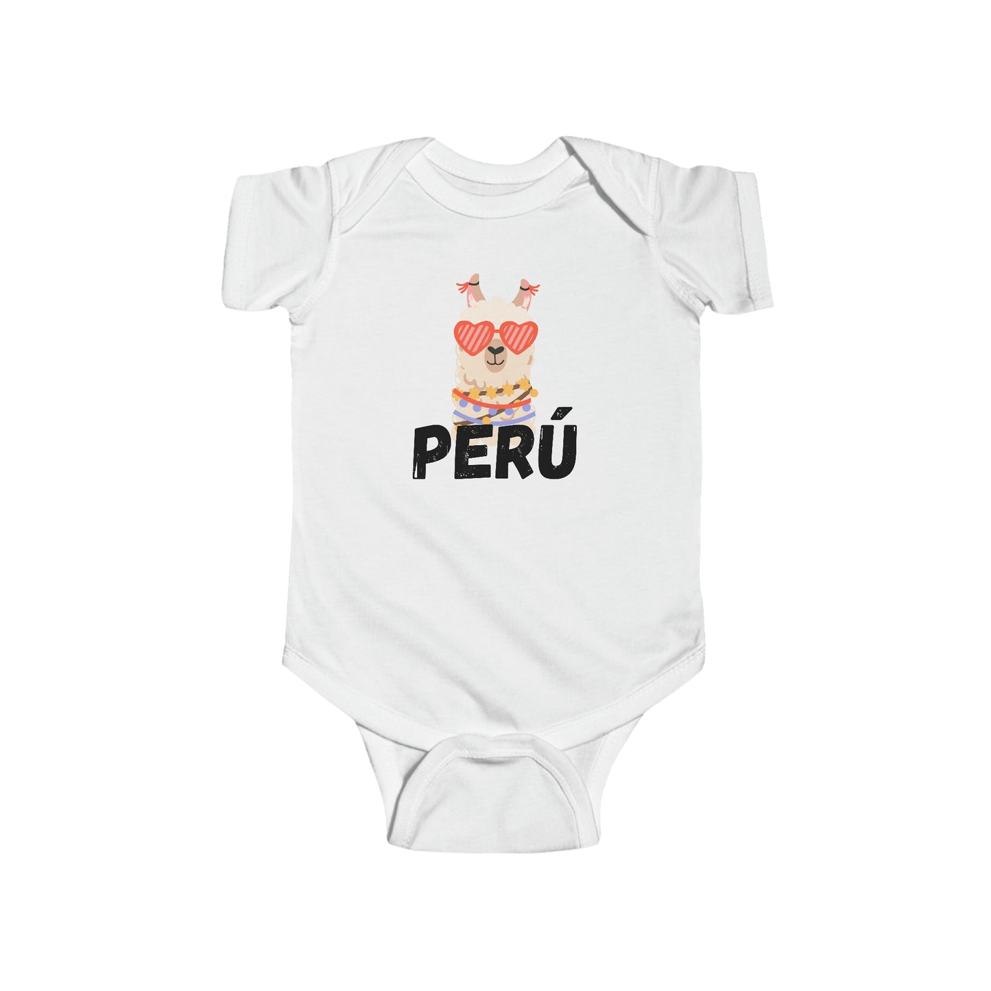 Best Peruvian Infant Bodysuit "Peru Llama"