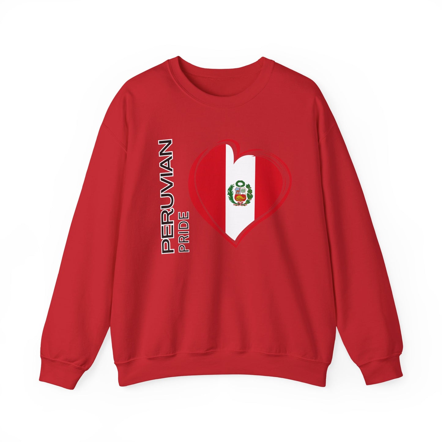 Best Peruvian Unisex Sweatshirt "Peruvian Pride Heart"
