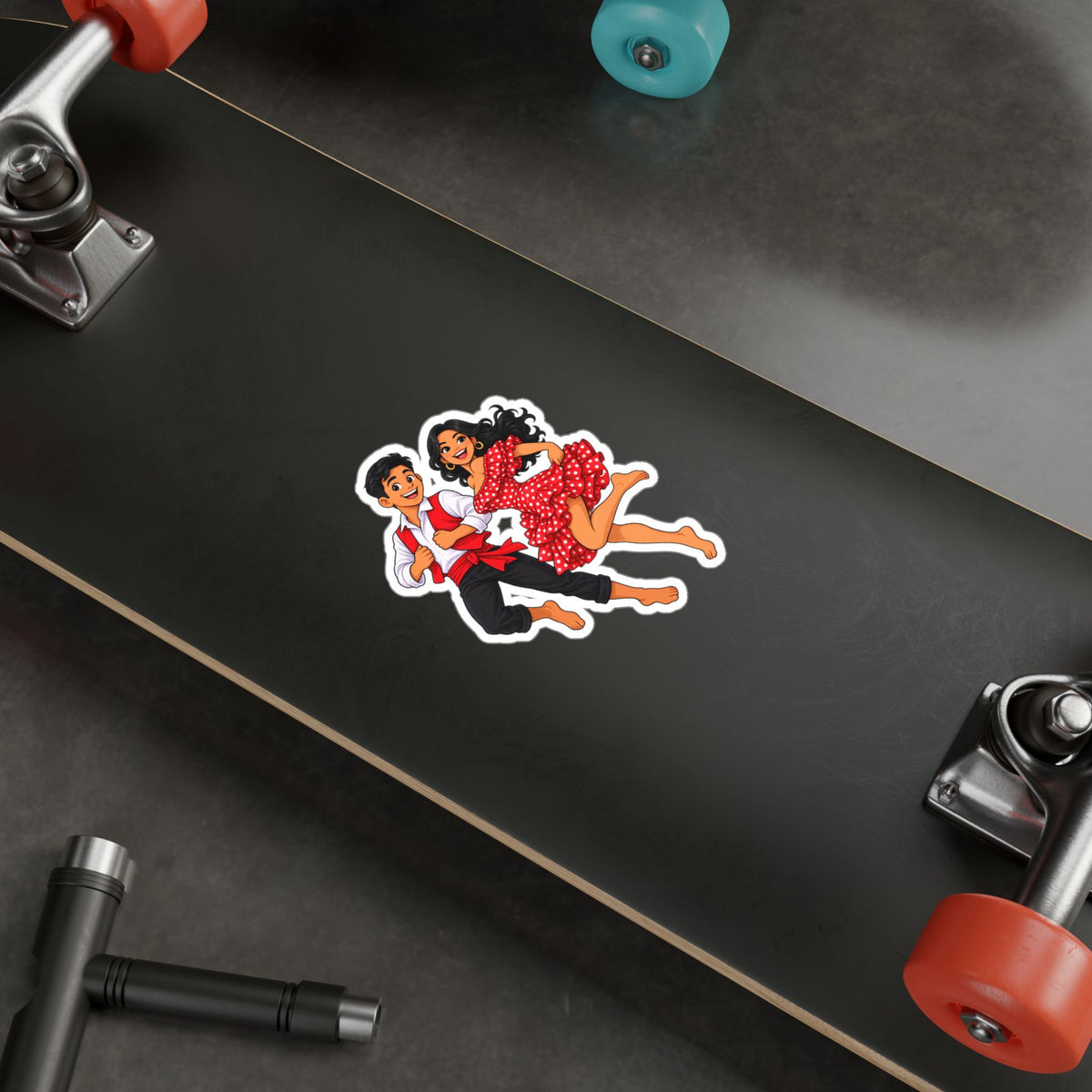 Best Peruvian Dance Couple Sticker - Afro-Peruvian Decal