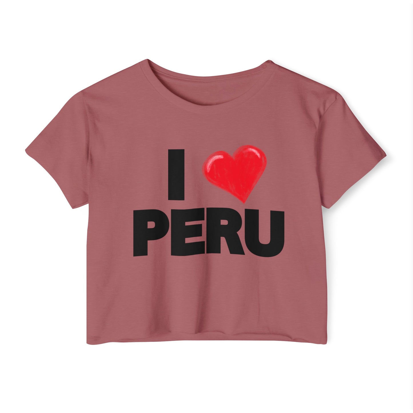 Peruvian Crop Top "Love Peru"