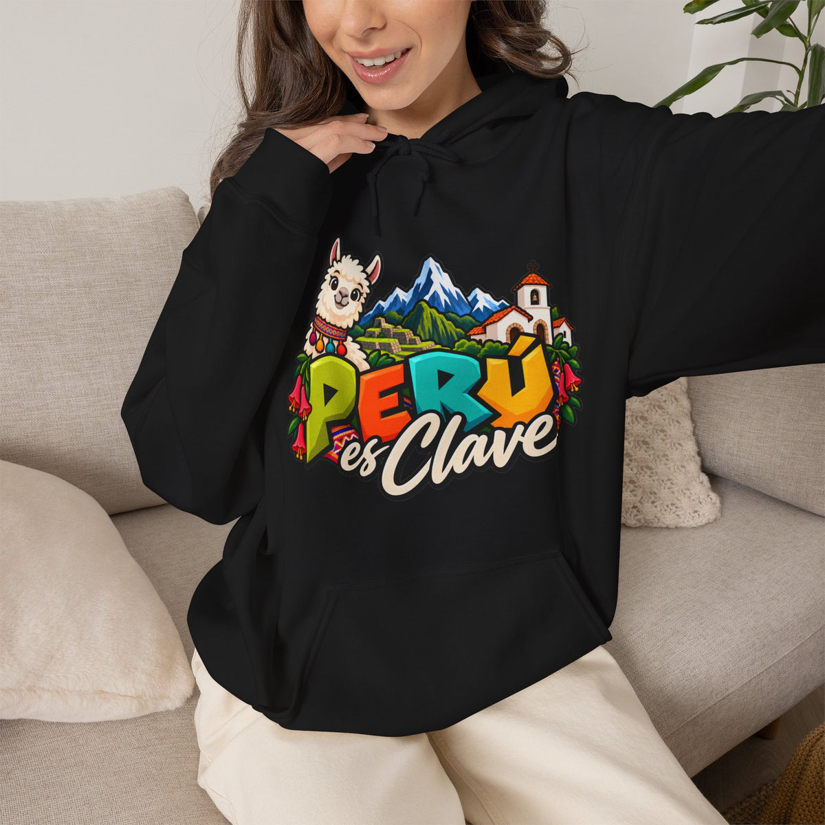 Best Perú es Clave Hoodie - Alpaca & Machu Picchu Gift