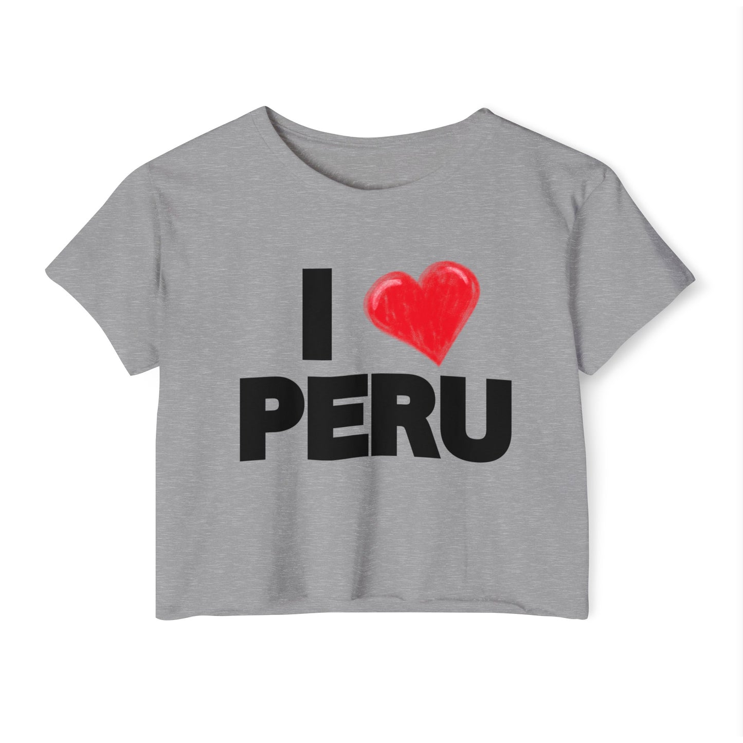 Peruvian Crop Top "Love Peru"