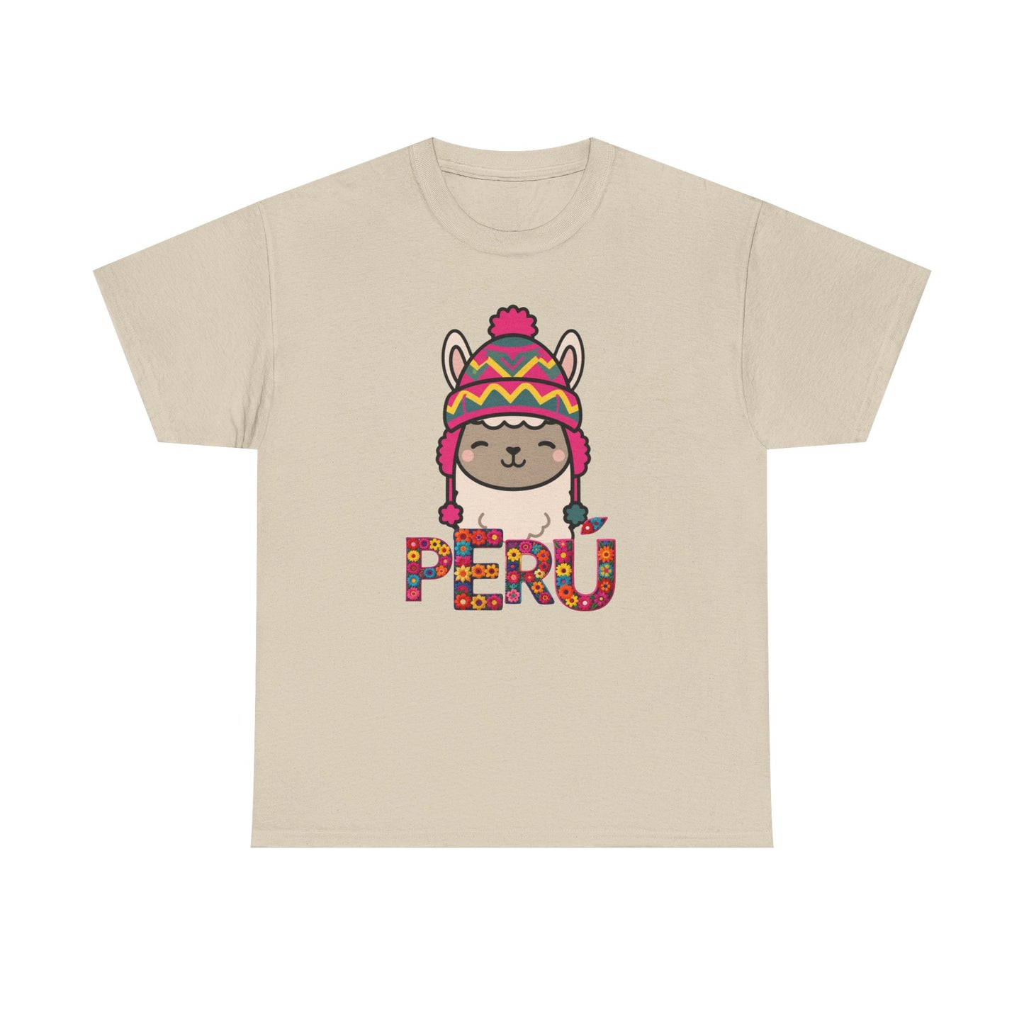Best Peru Chullo Llama T-Shirt USA Unisex Andean Pride Tee