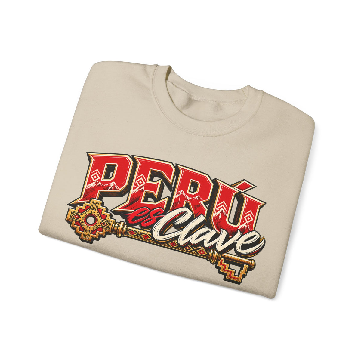 Best Perú es Clave Sweatshirt - Gold Key & Andes Crewneck