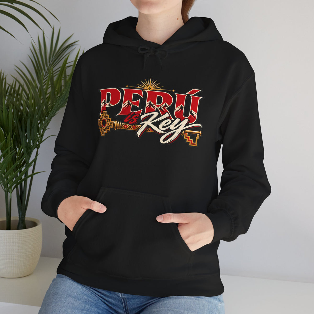 Best Peru is Key Hoodie - Golden Sun & Andes Peruvian Gift