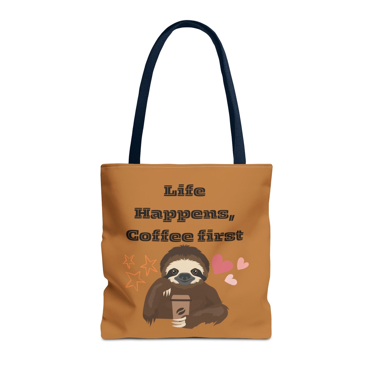 Best Coffee Tote Bag "Life Happens, Coffee First"