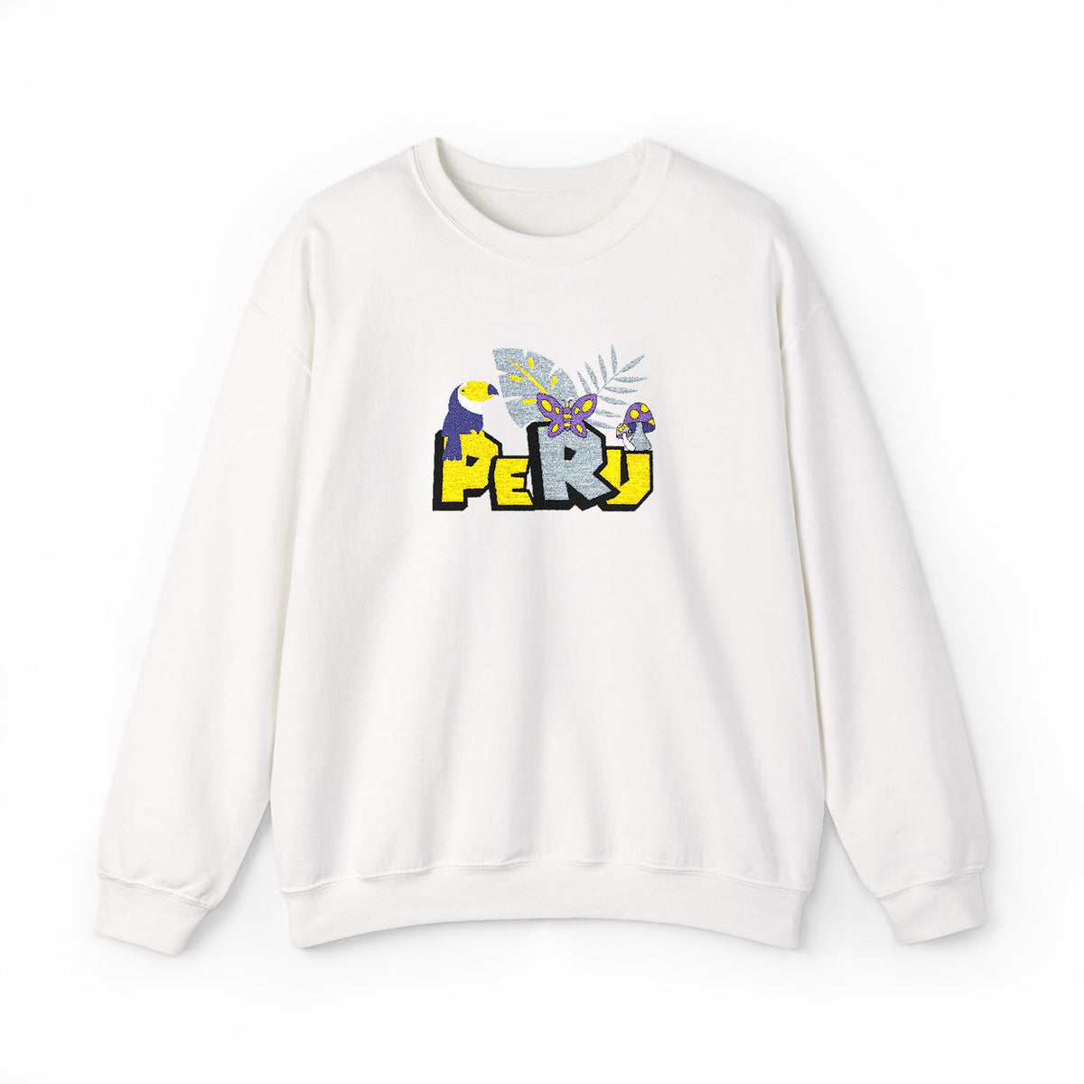 Best Peru Jungle Embroidered Sweatshirt USA