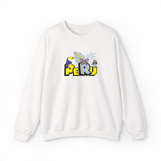 Best Peru Jungle Embroidered Sweatshirt USA