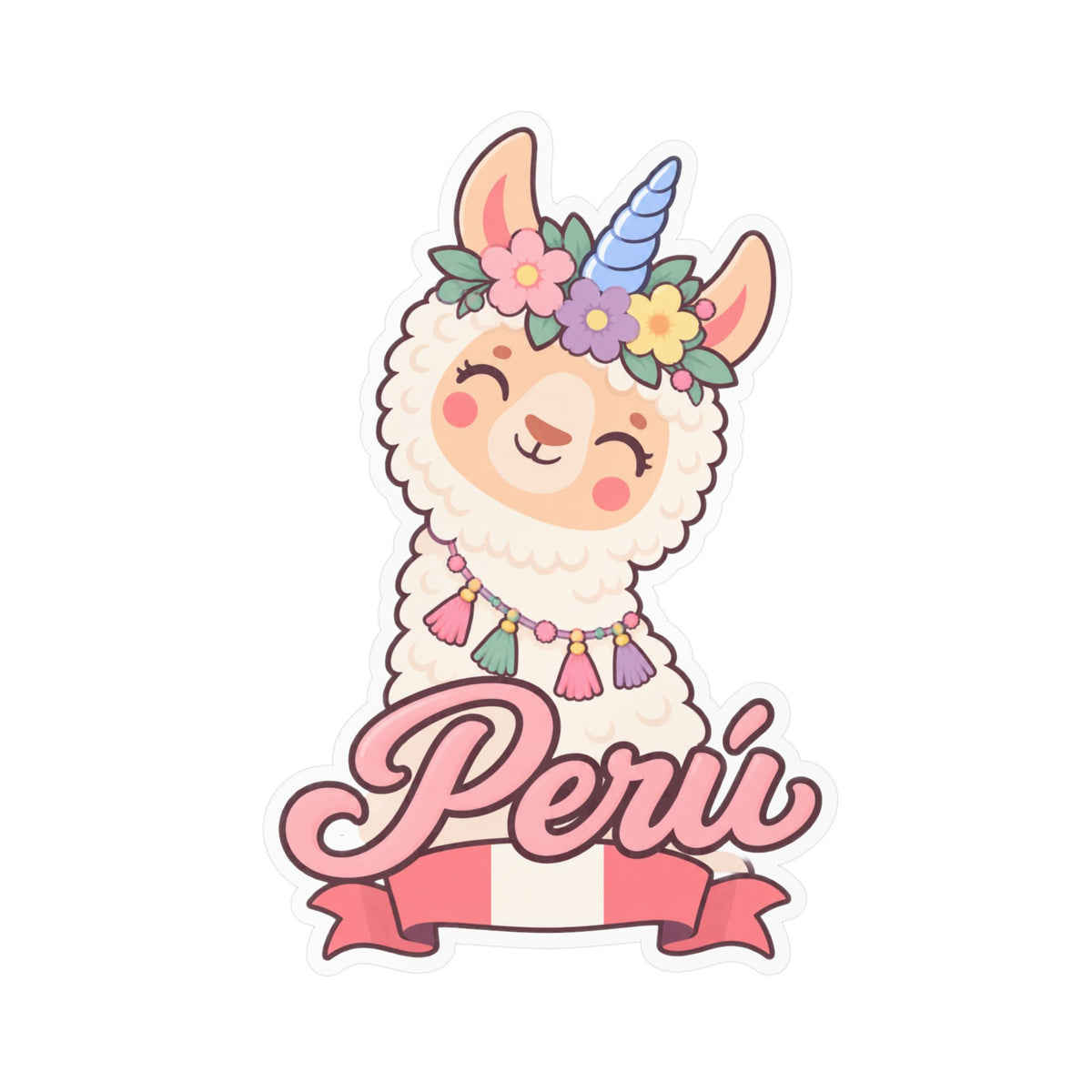 Best Unicorn Llama Peru Sticker - Cute Llamacorn Decal