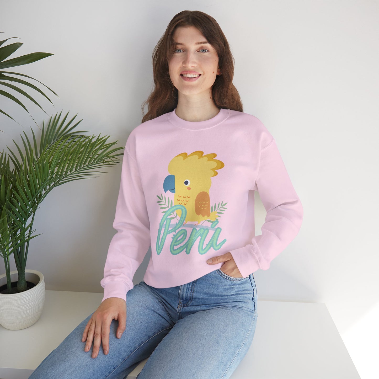 Best Unisex Sweatshirt Peruvian Inspired "Gallito de la Rocas"