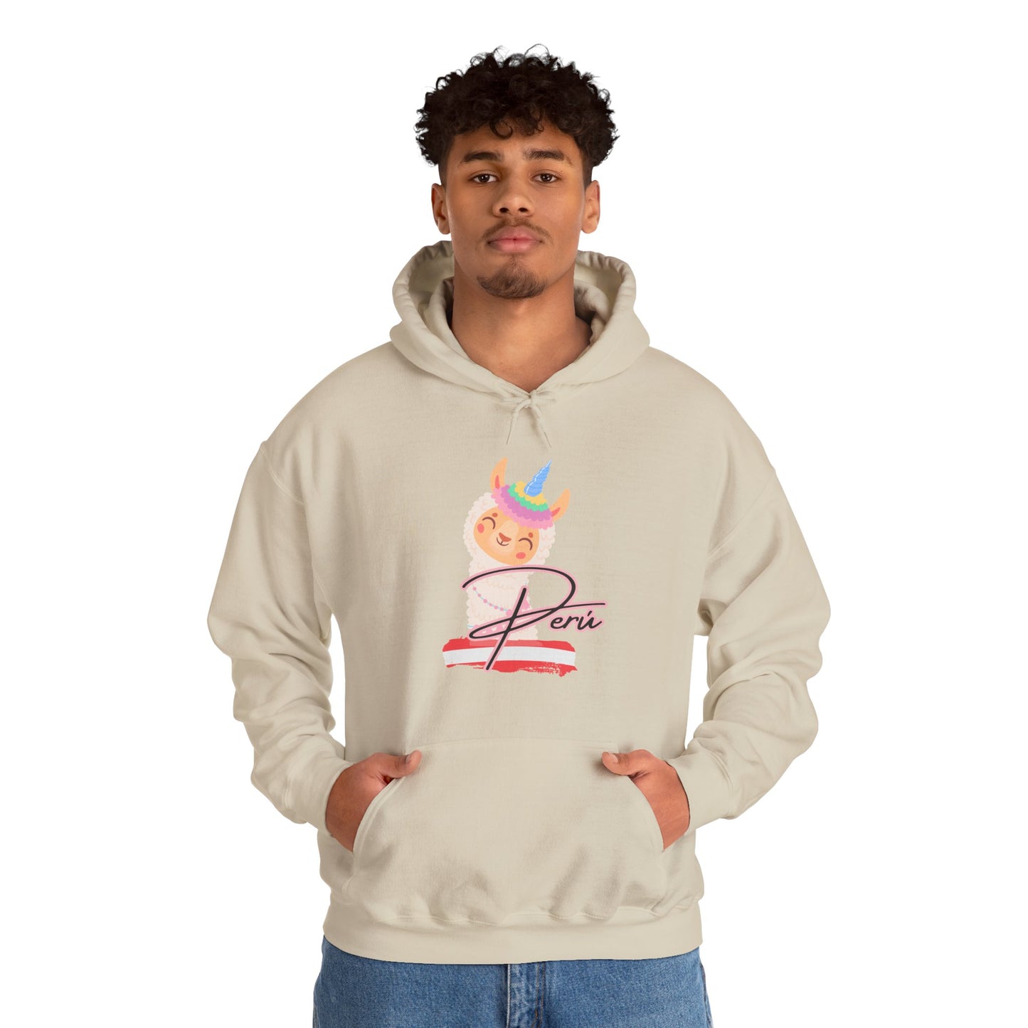 Best Peruvian Unisex Hoodie "Llamacorn Perú"