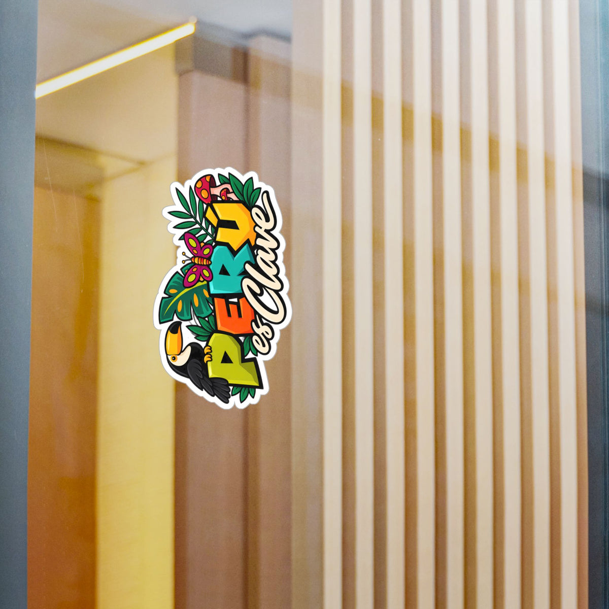 Best Perú es Clave Sticker - Amazon Toucan Jungle Decal