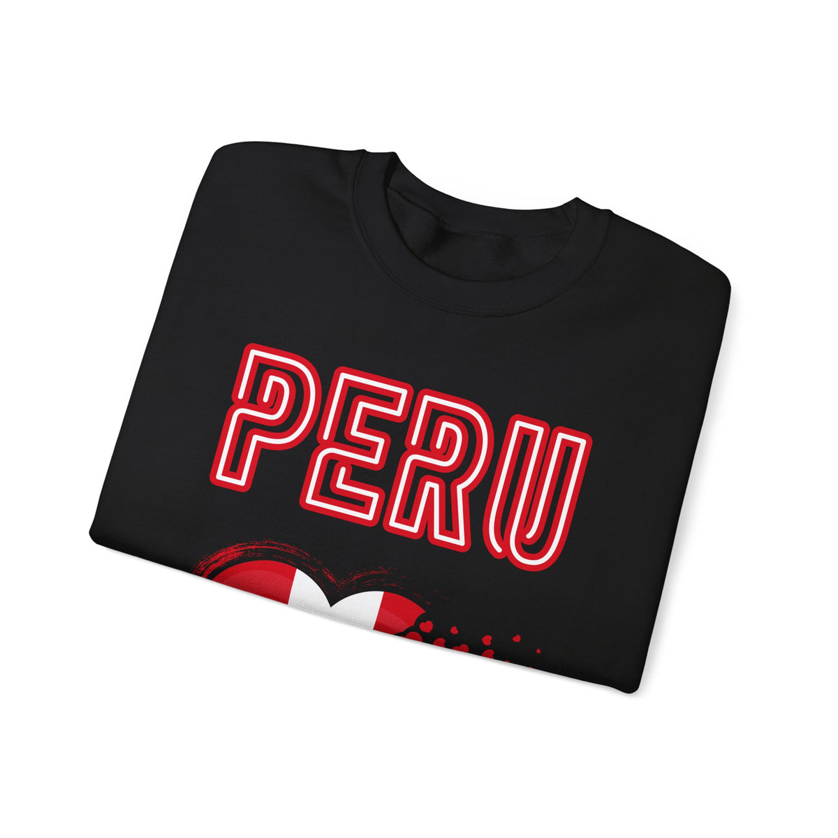 Best Peru Heart Flag Sweatshirt - Crewneck