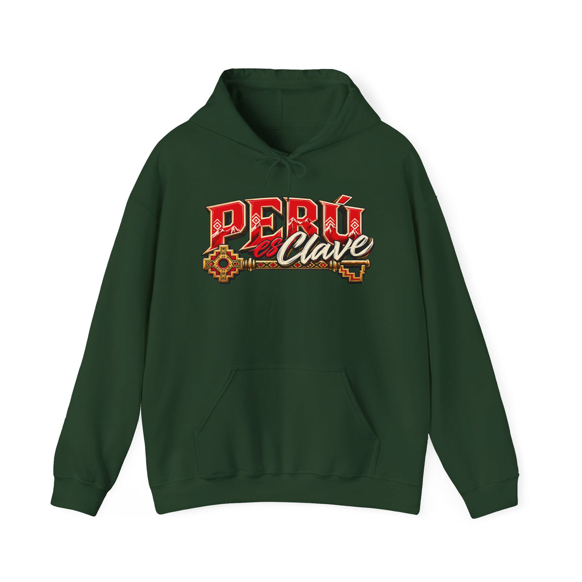 Best Perú es Clave Hoodie - Gold Key & Andes Design Gift