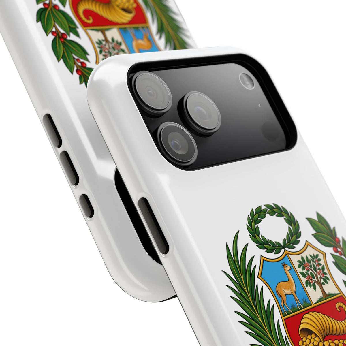 Best Peru Coat of Arms Phone Case - Escudo Nacional Gift