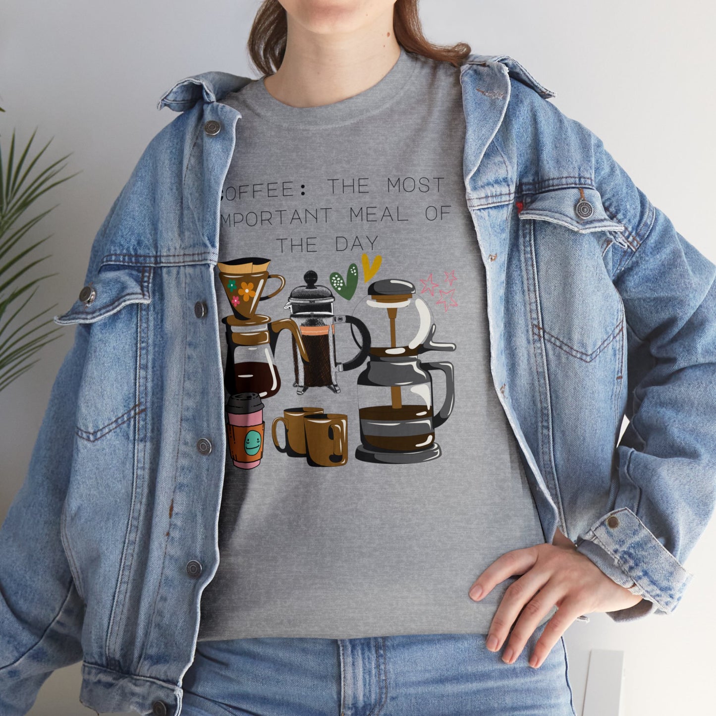 Best Unisex Coffee T-Shirt "Coffee: the most important meal of the day"