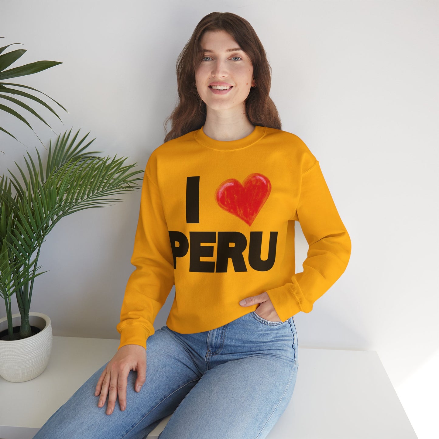 Best Unisex Sweatshirt Peruvian Inspired "I Love Peru"