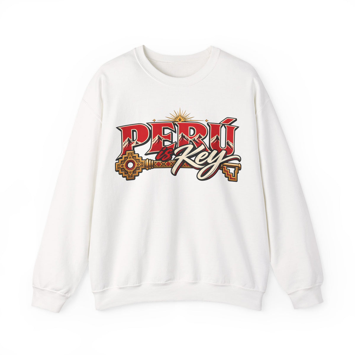 Best Peru is Key Sweatshirt - Golden Sun Andes Crewneck