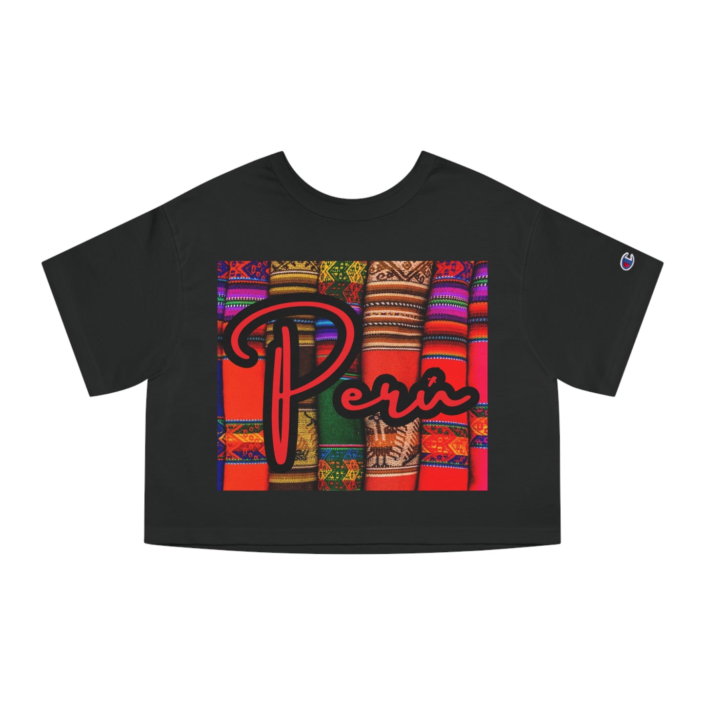 Champion Peruvian Cropped T-Shirt Peru Colors