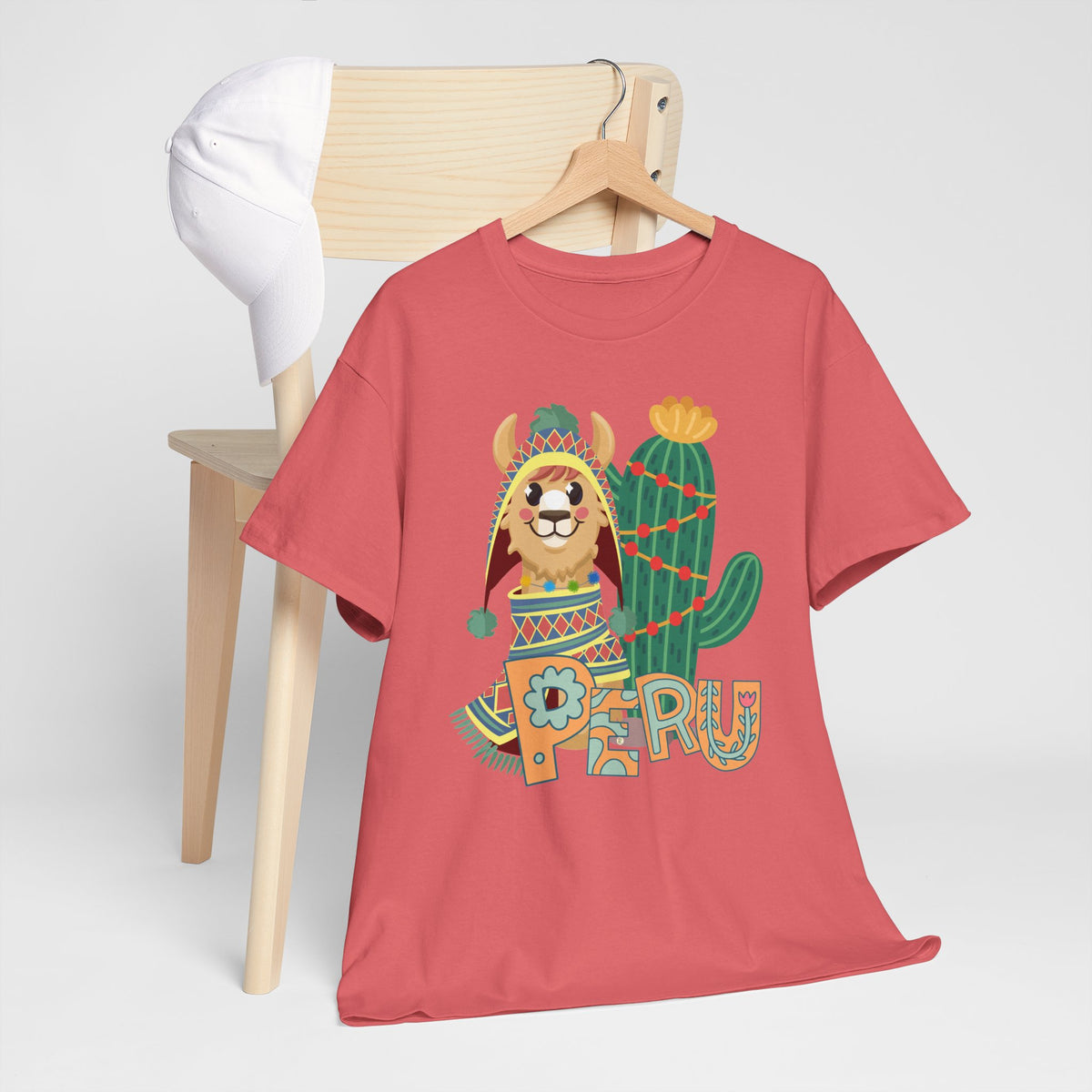 Best Peru Chullo Llama T-Shirt USA — Peruvian Pride Tee