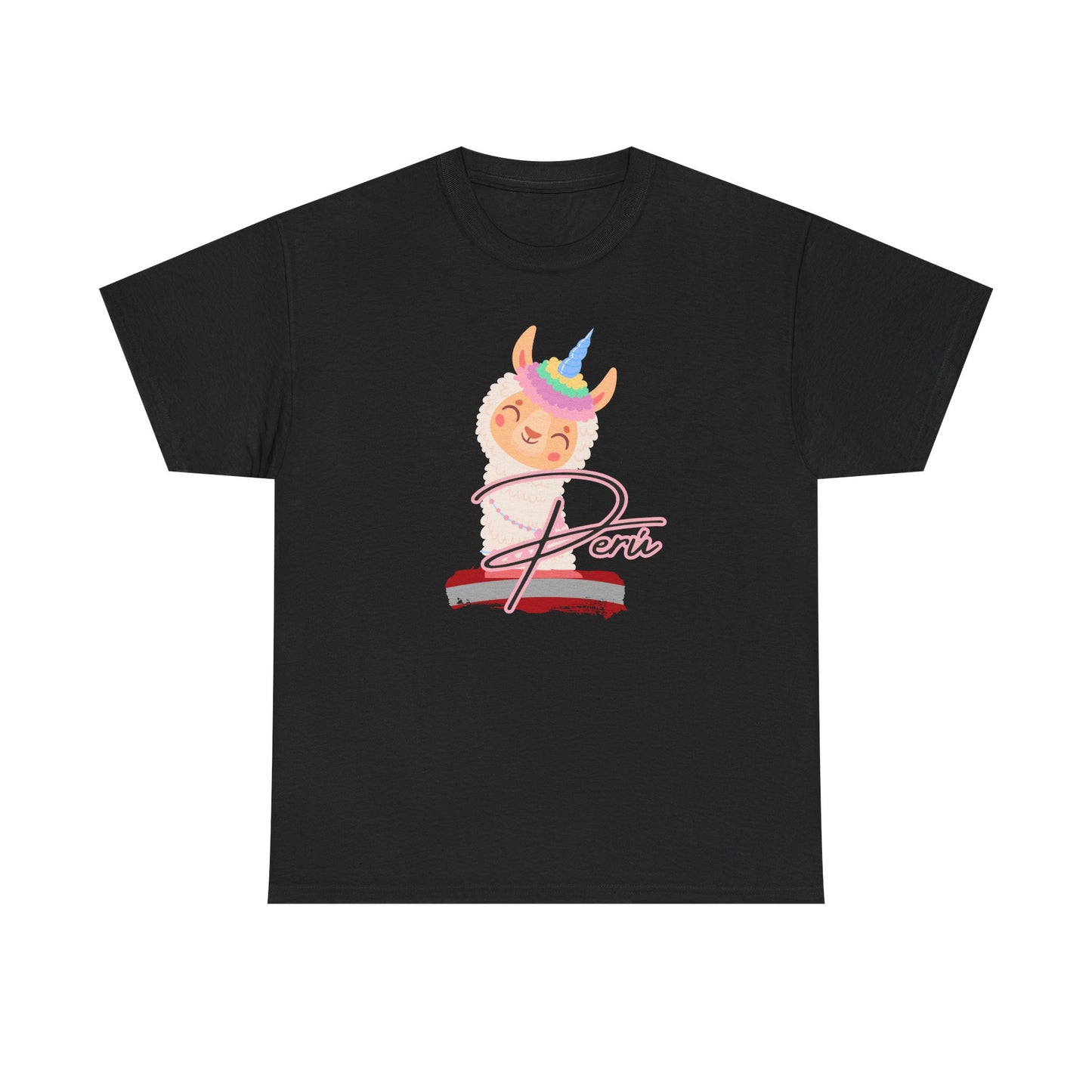 Best Peru Unicorn Llama T-Shirt USA Unisex Cute Peru Pride Tee
