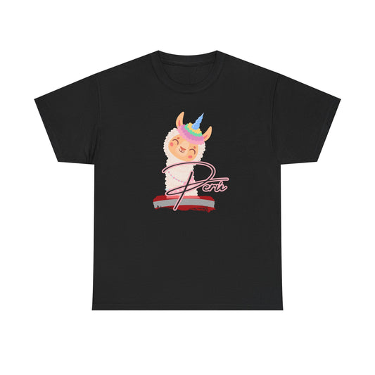 Best Peru Unicorn Llama T-Shirt USA Unisex Cute Peru Pride Tee