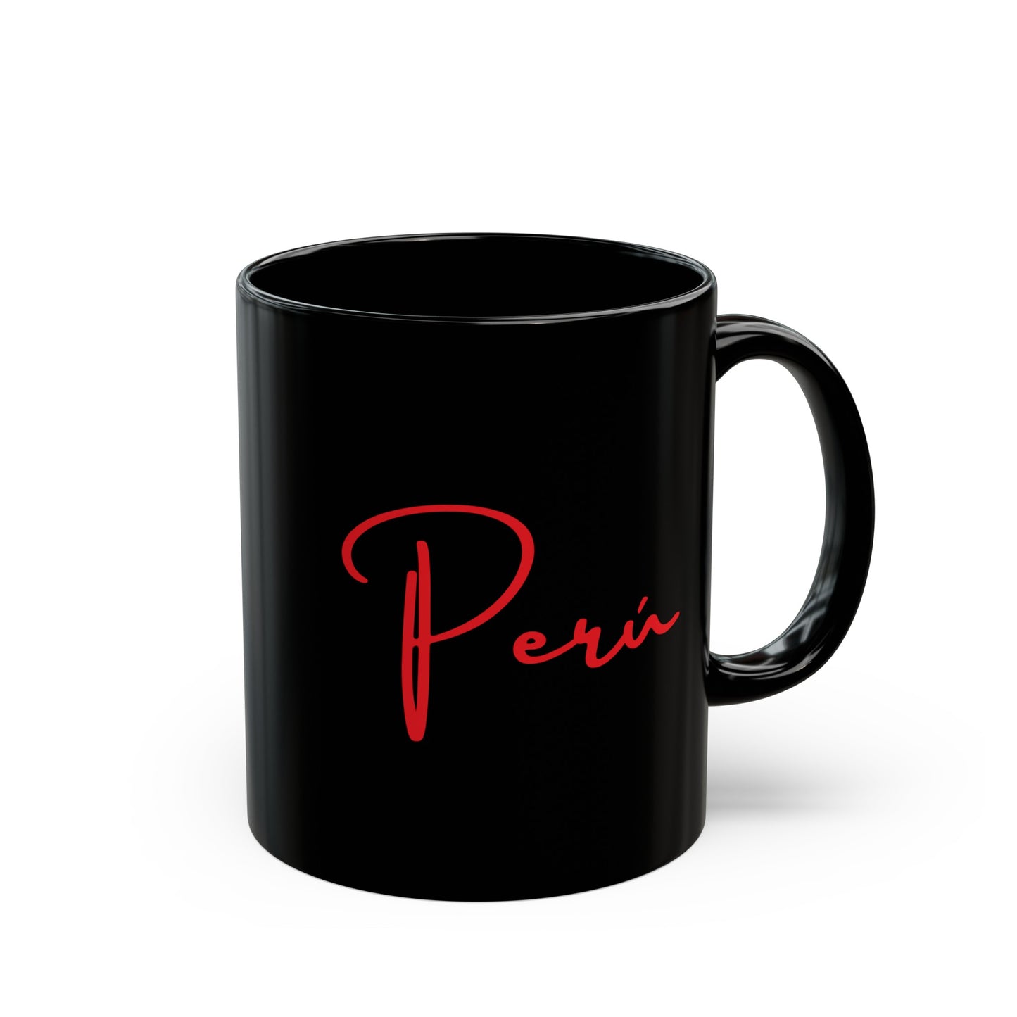 Best Peruvian Coffee Black Mug (11oz, 15oz) "Peru"