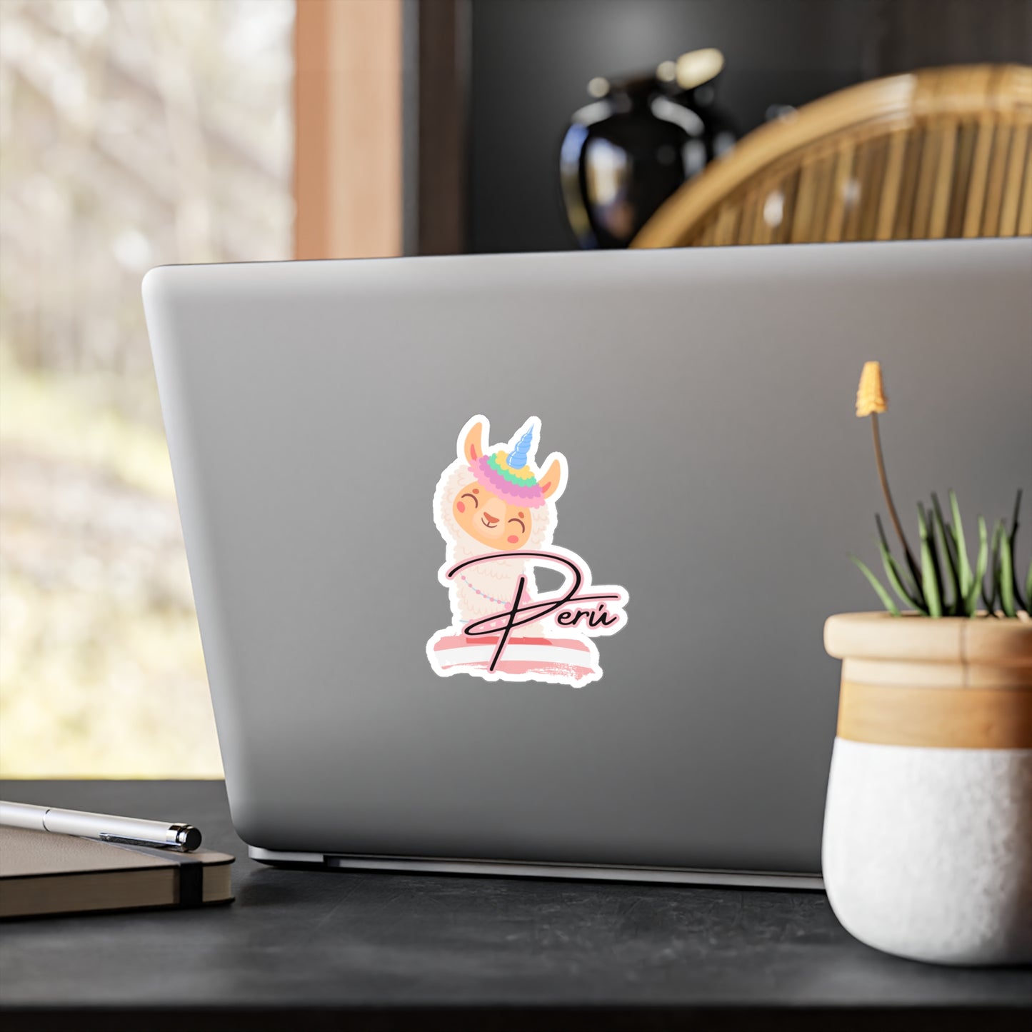 Best Peru Unicorn Llama Sticker USA Waterproof Vinyl Decal