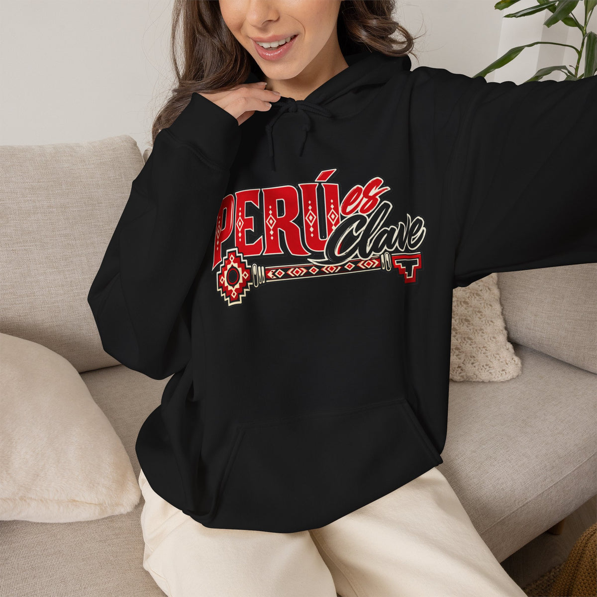 Best Perú es Clave Hoodie - Chakana Key Peruvian Gift