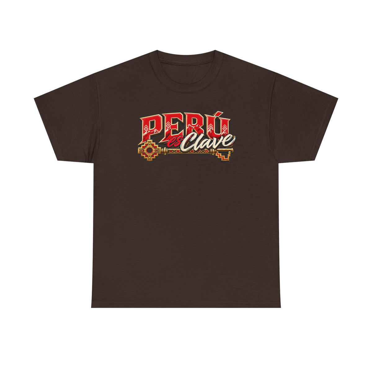 Best Perú es Clave T-Shirt - Gold Key & Andes Peruvian Tee
