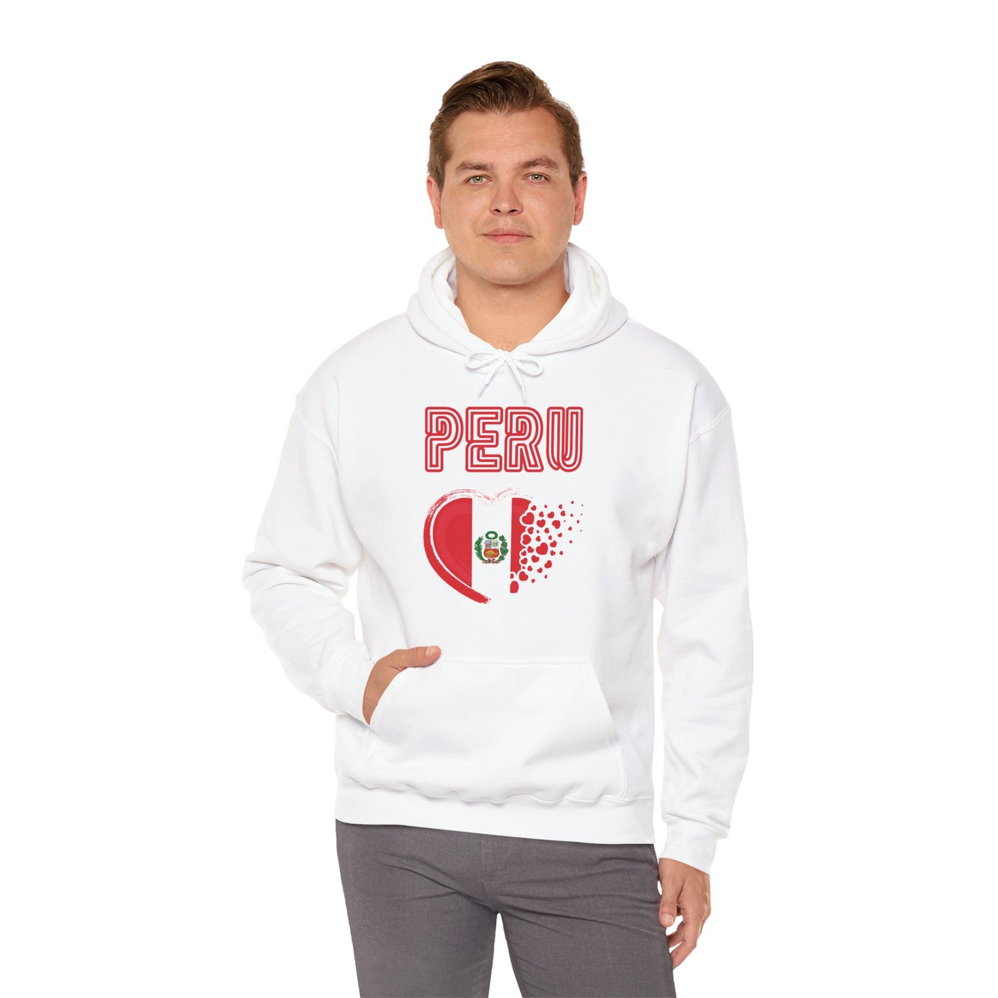 Best Peru Heart Flag Hoodie - Peruvian Pullover