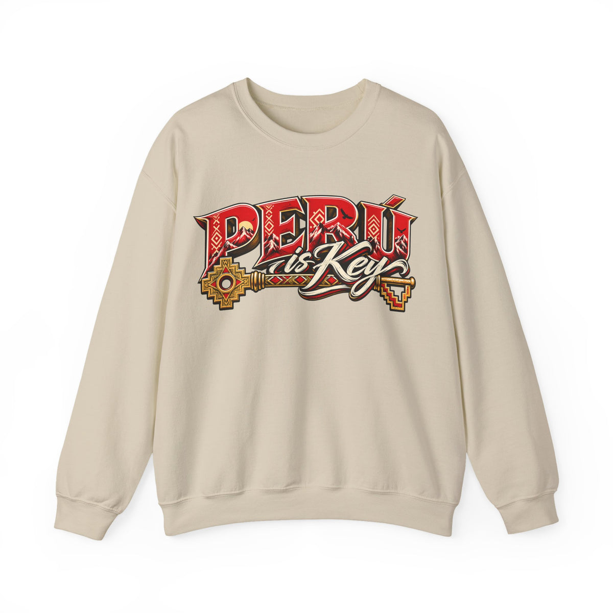 Best Peru is Key Sweatshirt - Andes Sun & Condor Crewneck