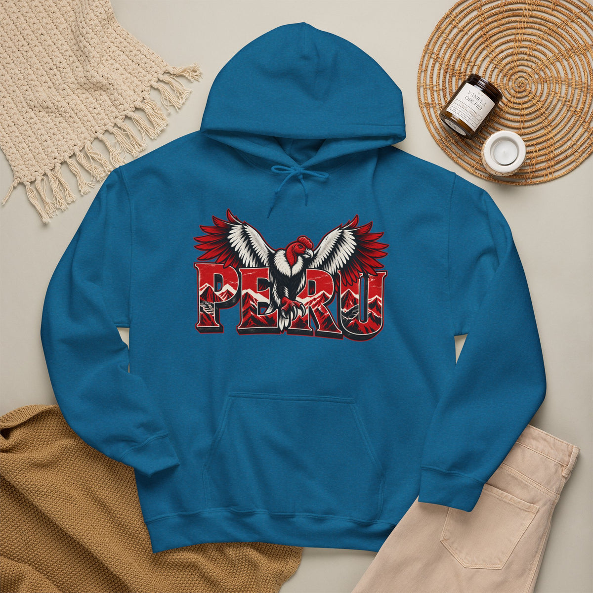 Best Peru Condor Hoodie - Peruvian Pullover
