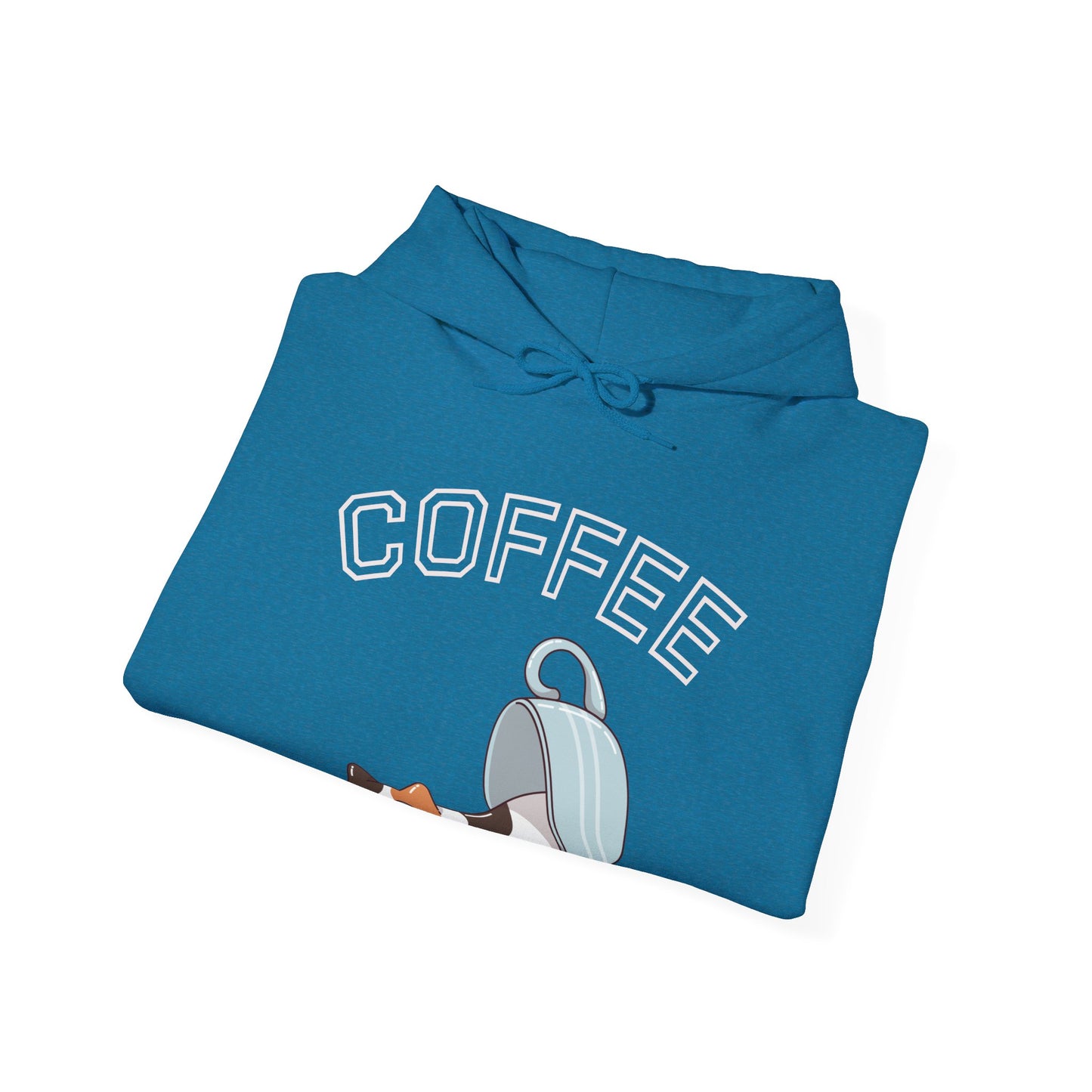Coffee Cat Hoodie (Unisex) – Cute Cat in Coffee Mug Graphic, Hoodie for Coffee Lovers (USA Only)